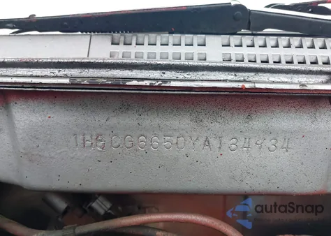 2000 Honda Accord 2.3 Lx z USA, uszkodzony, nr VIN 1HGCG6650YA134934